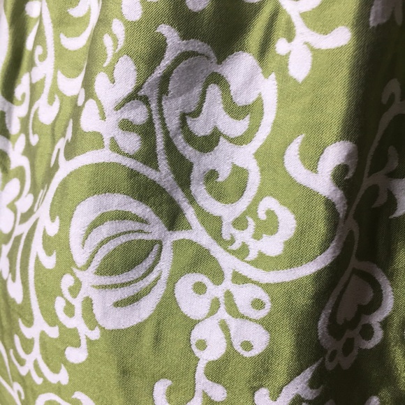 ANN TAYLOR - SILK, Green, Floral, Party Dress - Picture 4 of 8